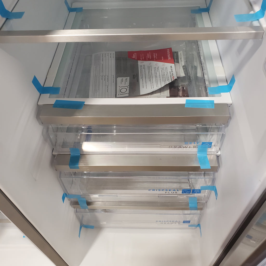 Pictures of Frigidaire Gallery Smudge Proof Stainless Steel 26 Cu. Ft. Side by Side Refrigerator with Bright LED Lighting GRSS2652AF - Scratch & Dent - (Minor) - Neu Appliance Outlet - Discount Appliance Outlet in Austin, Tx