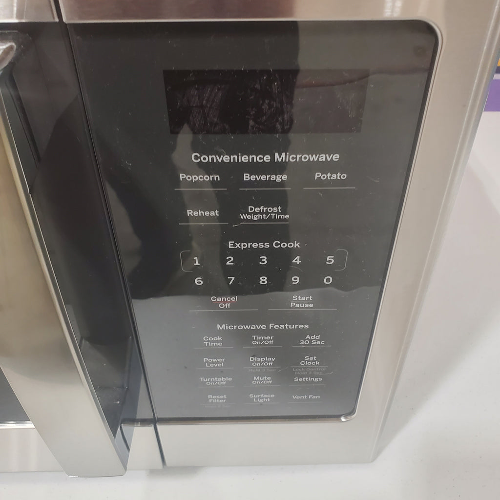 Pictures of GE Over-The-Range 1.7 Cu. Ft. Microwave Oven with Weight/Time Defrost and Turntable On/Off JVM6172SKSS - Scratch and Dent (Minor) - Neu Appliance Outlet - Discount Appliance Outlet in Austin, Tx