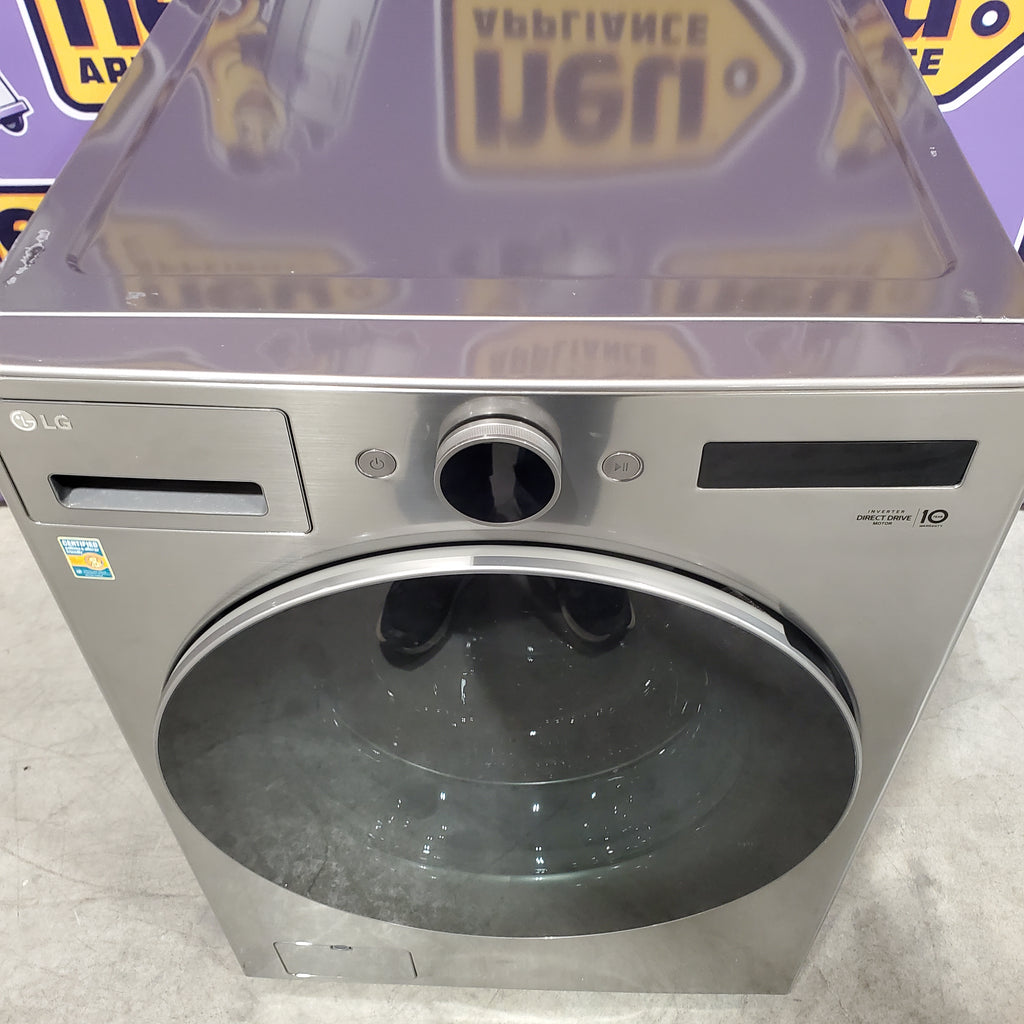 Pictures of LG 4.5 cu. ft. Smart Front Load Washer with TurboWash® 360° and ezDispense® 25131SD296 - WM5700HVA - Scratch & Dent (Major) - Neu Appliance Outlet - Discount Appliance Outlet in Austin, Tx
