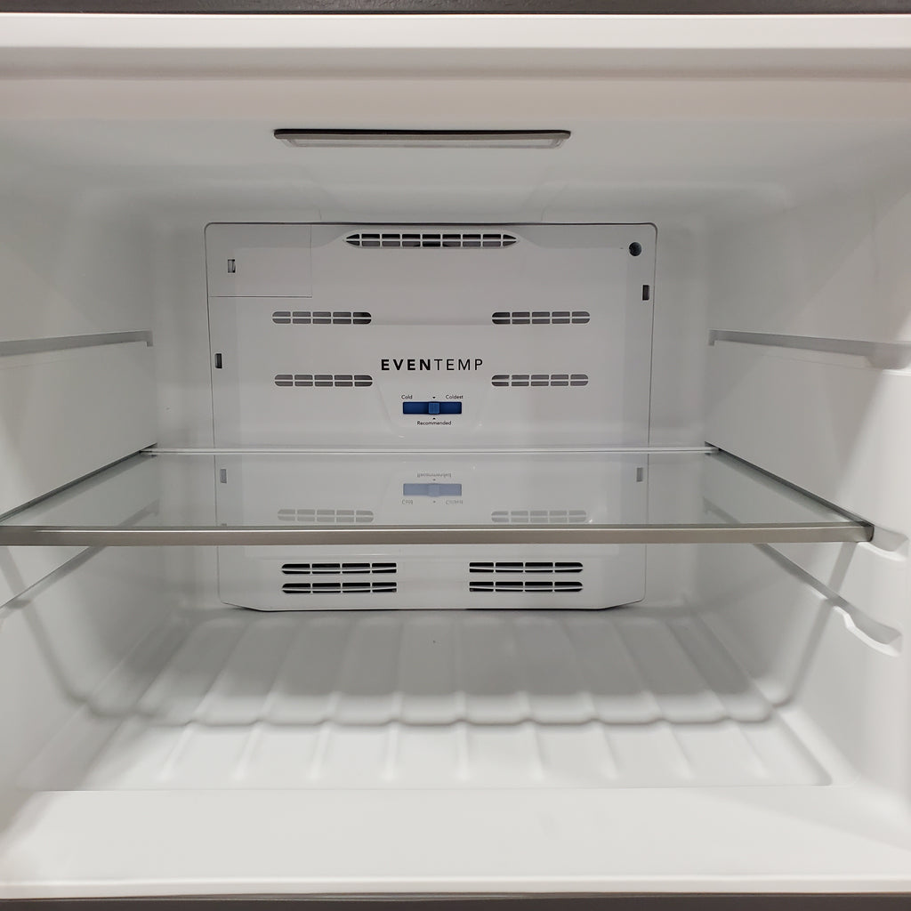 Pictures of Frigidaire Gallery 20 Cu. Ft. 30-inch Wide Garage Ready Top Freezer Refrigerator in Stainless Steel 31131SD13 - GRTE2055AF - Scratch & Dent (Moderate) - Neu Appliance Outlet - Discount Appliance Outlet in Austin, Tx