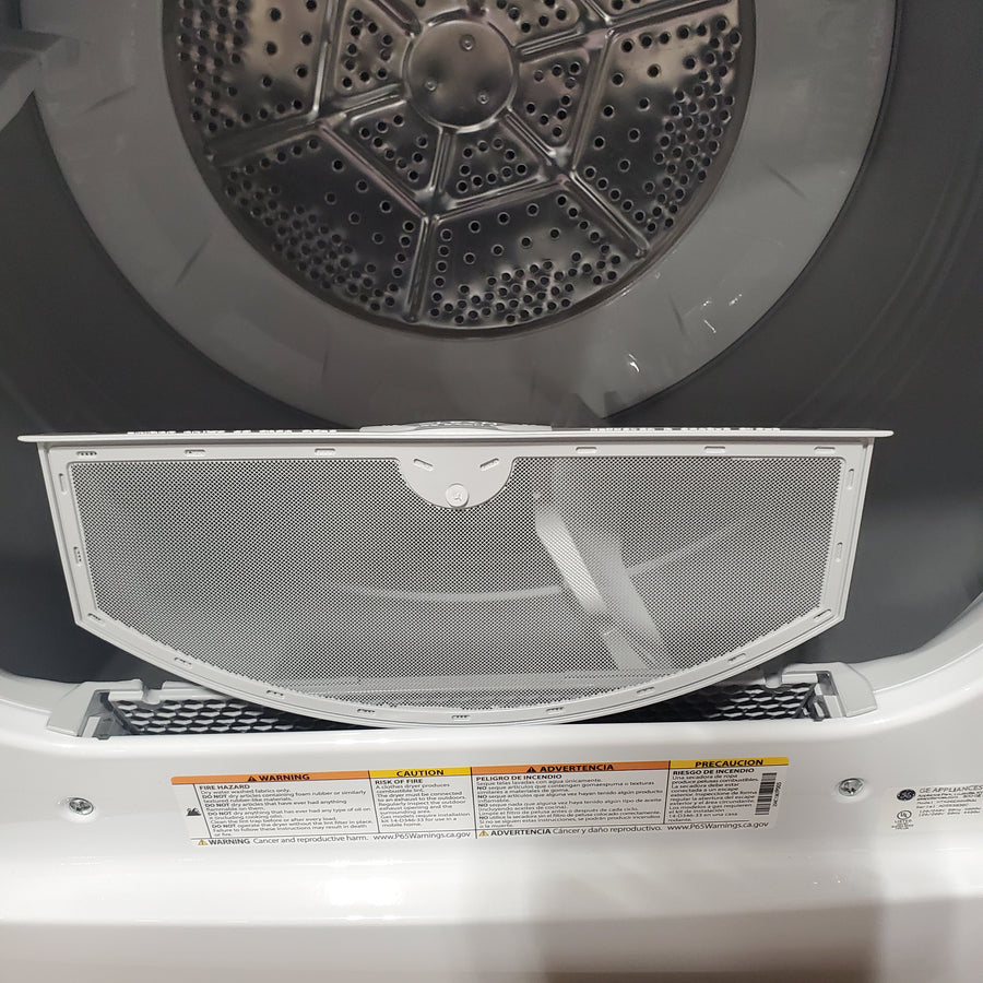 Hotpoint® 4.0 cu. ft. Capacity Washer with Cold Plus and Water Level Control HTW265ASWWW - Scratch & Dent (Major) and Hotpoint 6.2 cu. ft. Capacity Electric Dryer with Up To 120 ft. Venting and Shallow Depth HTX26EASWWW - Scratch & Dent (Open Box)