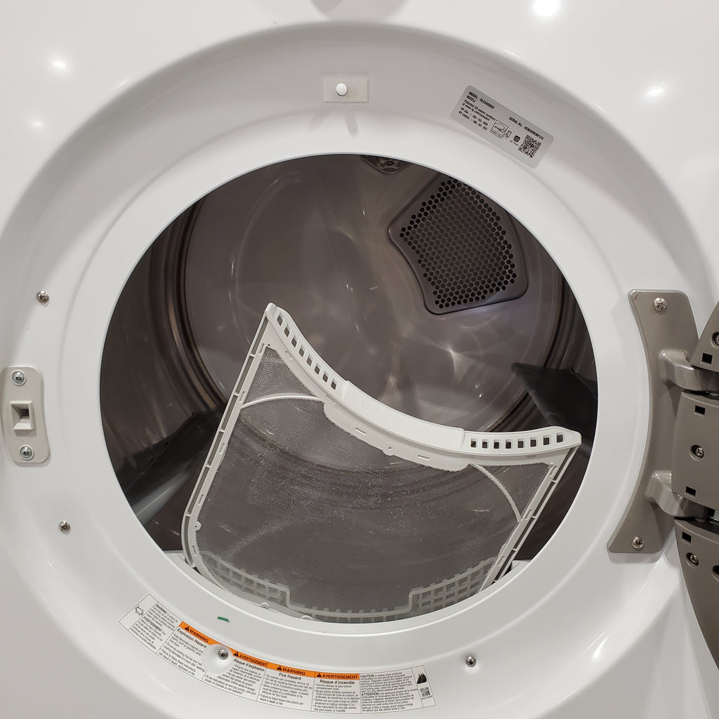 Pictures of LG 7.4 cu. ft. Smart Front Load Electric Dryer with AI Sensor Dry & TurboSteam™ Technology 25CR194 - DLEX6500W - Scratch & Dent (Minor) - Neu Appliance Outlet - Discount Appliance Outlet in Austin, Tx