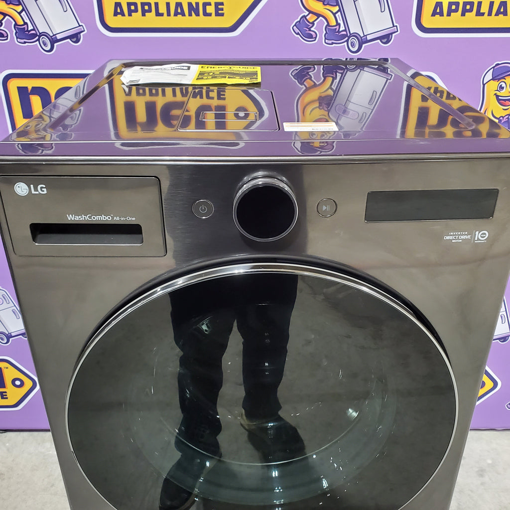 Pictures of LG Ventless Washer/Dryer Combo LG WashCombo™ All-in-One 5.0 cu. ft. Mega Capacity with Inverter HeatPump™ Technology and Direct Drive Motor 3SD629 - WM6998HBA - Open Box - Neu Appliance Outlet - Discount Appliance Outlet in Austin, Tx