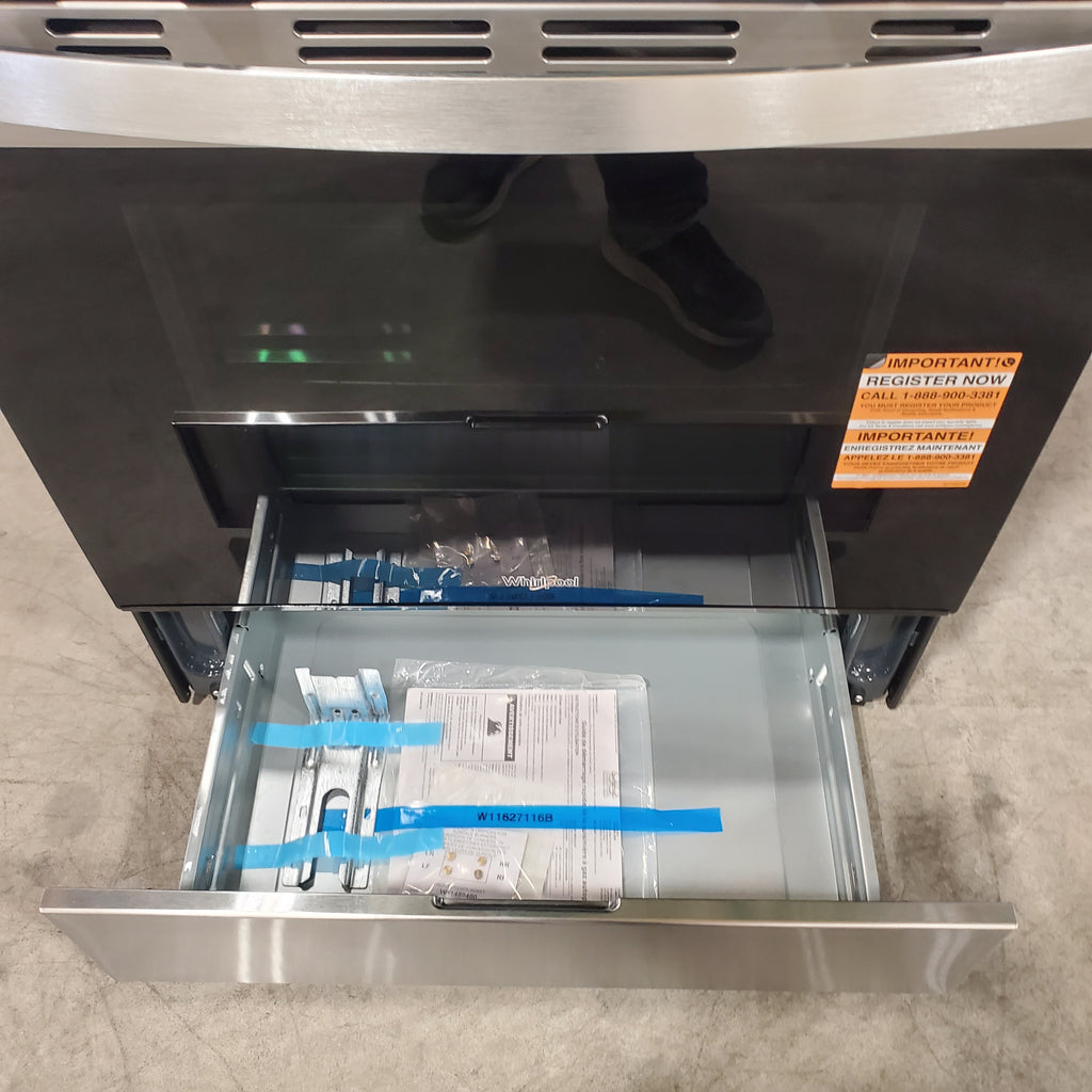 Pictures of Whirlpool 30-inch Self Clean Gas Range with No Preheat Mode WFES3530RS - Open Box - Neu Appliance Outlet - Discount Appliance Outlet in Austin, Tx