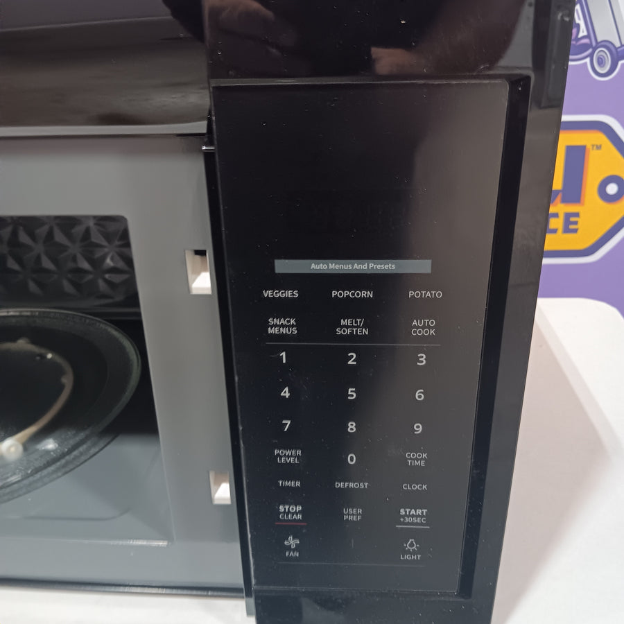Vissani 1.7 cu. ft. 1000-Watt Over the Range Microwave in Black HVO170B - Open Box