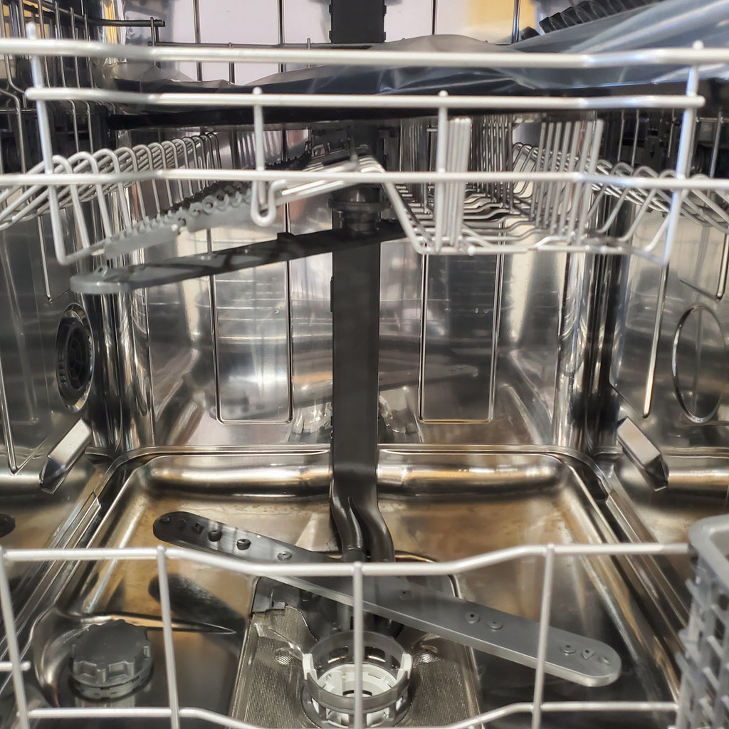 Pictures of Whirlpool 24-in 44dBA Dishwasher Flush in Stainless Steel with Cabinets with 3rd Rack and Top Control WDT550SAPZ - Open Box - Neu Appliance Outlet - Discount Appliance Outlet in Austin, Tx