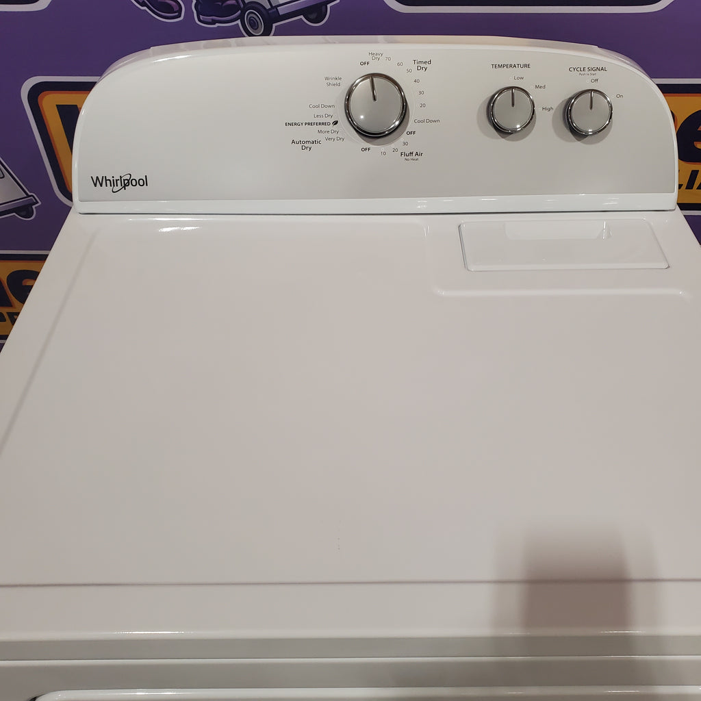 Whirlpool Top Load 3.5 Cu. Ft. Washer with Deep Water Wash Option WTW4816FW - Open Box and Whirlpool Vented 7.0 Cu. Ft. Electric Dryer 16104 - WED4815EW - Open Box
