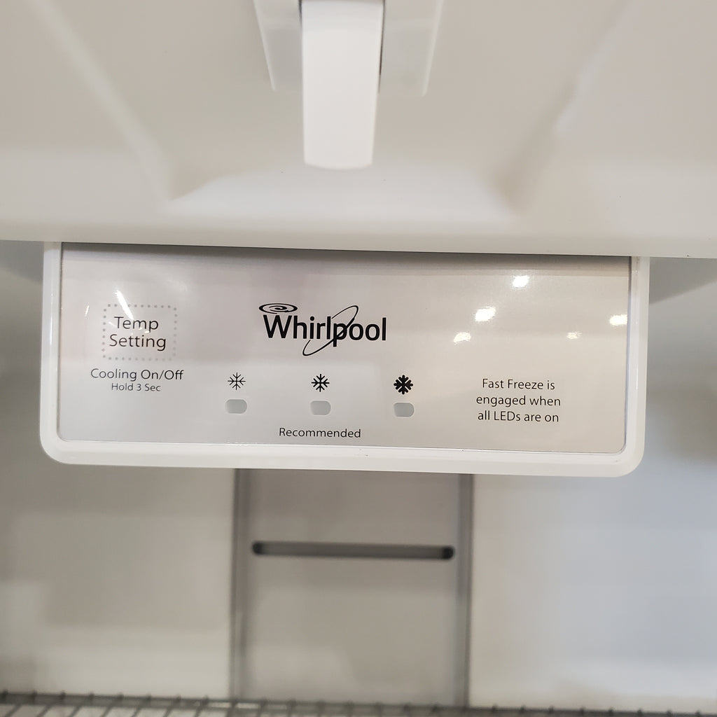 Whirlpool 16 cu. ft. Upright Freezer with LED Lighting 5SD193 - WZF34X16DW - Open Box