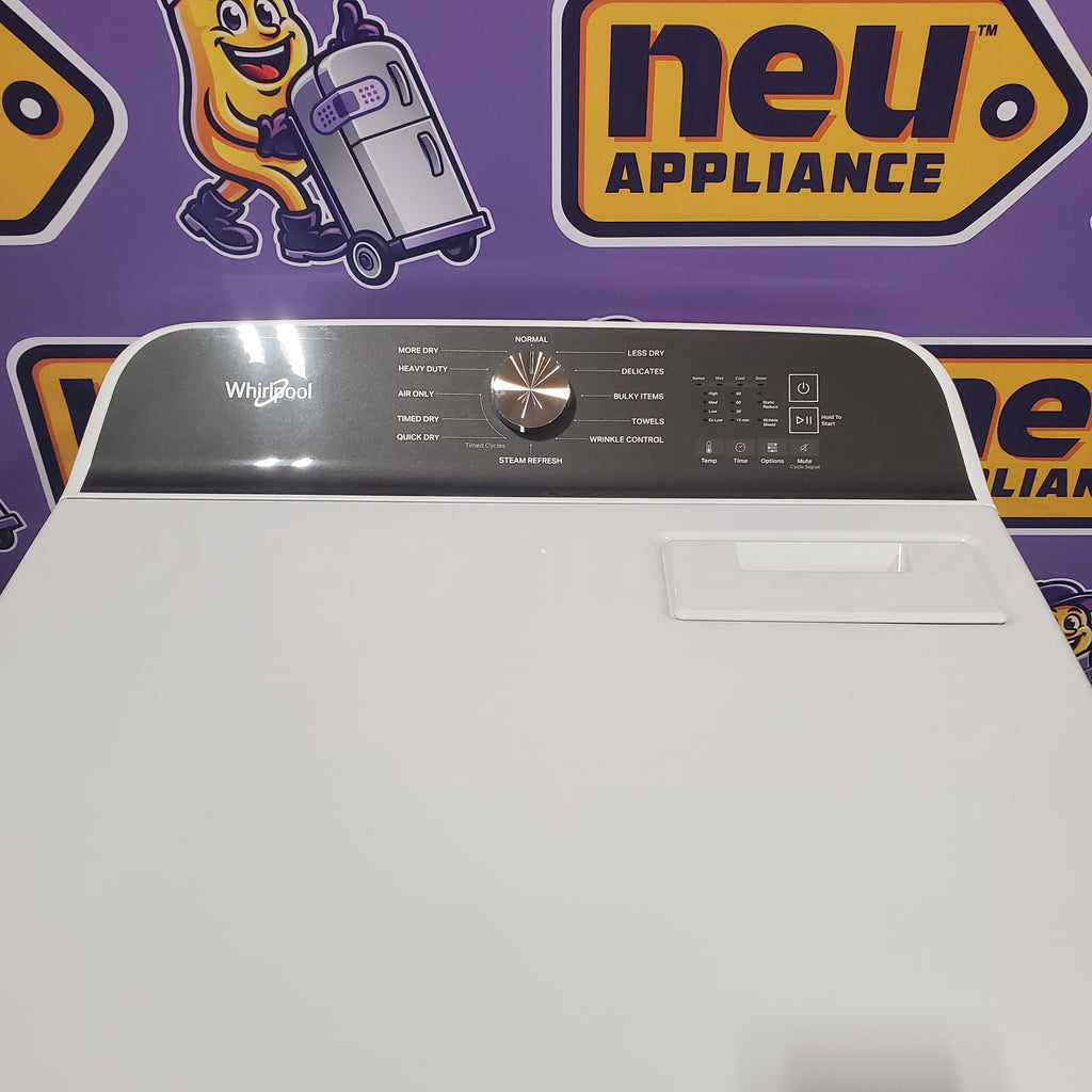 Pictures of Whirlpool® 7.0 Cu. Ft. Electric Dryer with Moisture Sensor and Steam Refresh Cycle 22SD013 - WED6150PW - Open Box - Neu Appliance Outlet - Discount Appliance Outlet in Austin, Tx