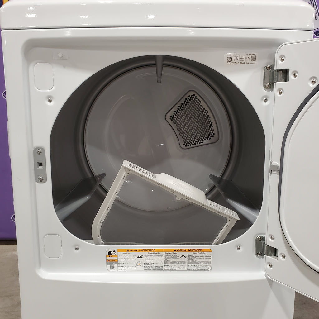 Pictures of LG 7.3 Cu. Ft. Electric Rear Control Ultra Large Capacity Dryer in White with Sensor Dry 6SD102 - DLE6100W - Open Box - Neu Appliance Outlet - Discount Appliance Outlet in Austin, Tx