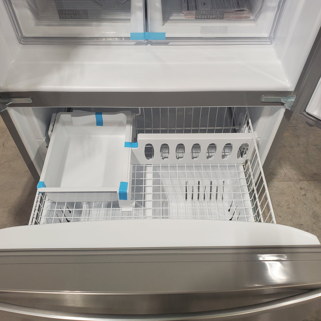Whirlpool 36-Inch Wide Full-Depth French Door Bottom Mount Refrigerator - 25 cu. ft. WRFF3236RZ - Scratch and Dent(Minor)