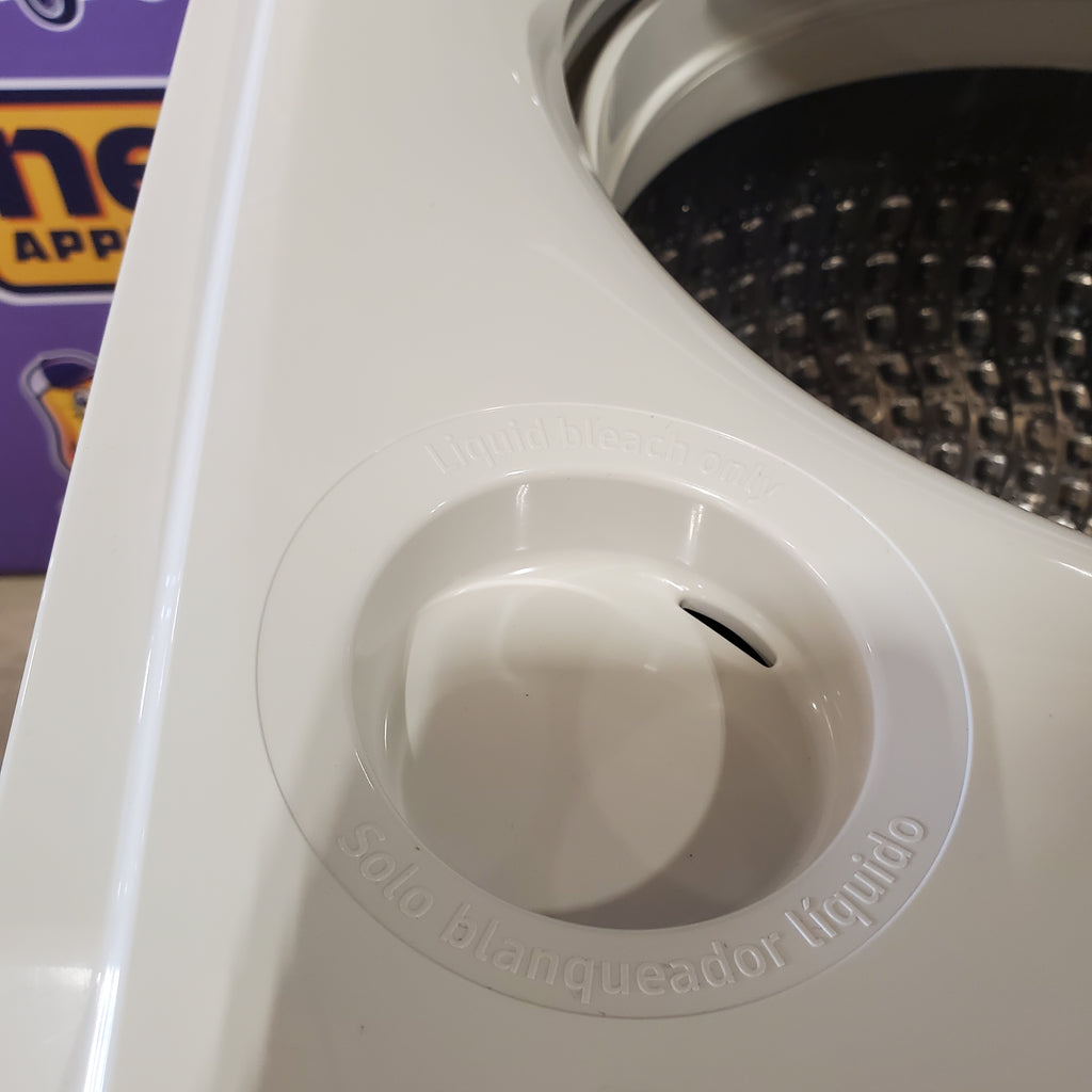 Pictures of Samsung Smart Top Load 5.5 Cu. Ft. with Auto Dispense Washer WA55CG7500AE - Open Box and Samsung 7.4 cu. ft. Vented Smart Gas Dryer in Ivory with Steam Sanitize+ DVG55CG7500E - Scratch & Dent (Minor) - Neu Appliance Outlet - Discount Appliance Outlet in Austin, Tx