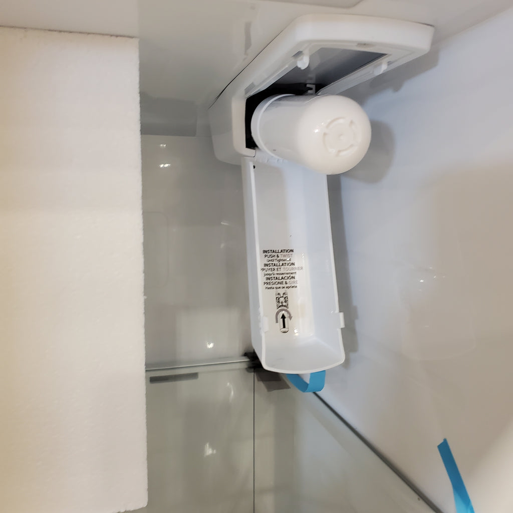 LG 23 cu. ft. Side-by-Side Counter-Depth Refrigerator with Smooth Touch Dispenser 21SD011 - LRSXC2306S - Open Box