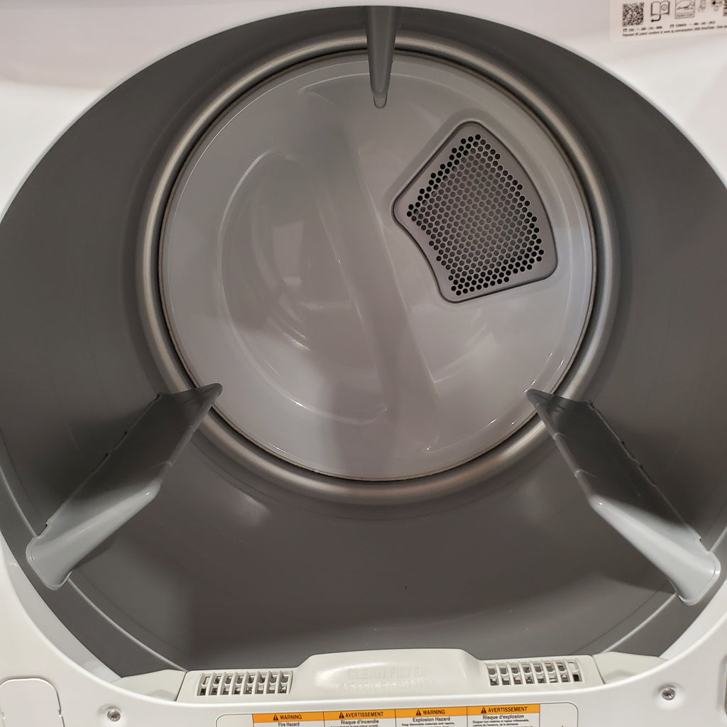 Pictures of LG 7.3 Cu. Ft. Electric Rear Control Ultra Large Capacity Dryer in White with Sensor Dry 22231SD285 - DLE6100W - Scratch & Dent (Minor) - Neu Appliance Outlet - Discount Appliance Outlet in Austin, Tx