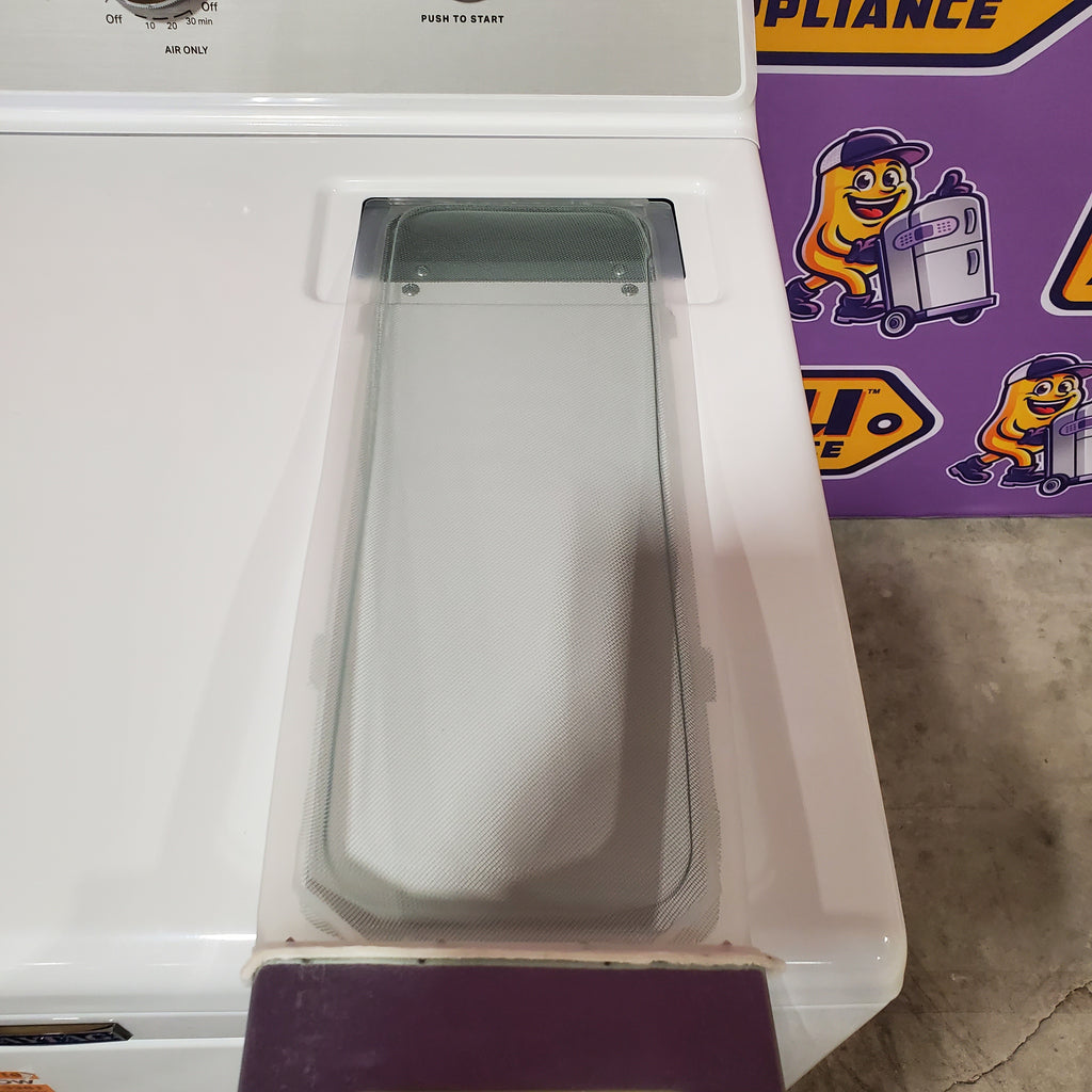 Maytag 4.5 cu. ft. Capacity Top Load Washer with Power™ Agitator and Deep Fill MVW4505MW - Certified Refurbished and Maytag 7.0 cu. ft. Capacity Top Load Electric Wrinkle Prevent Dryer 16057 - MED4500MW - Scratch & Dent (Minor)