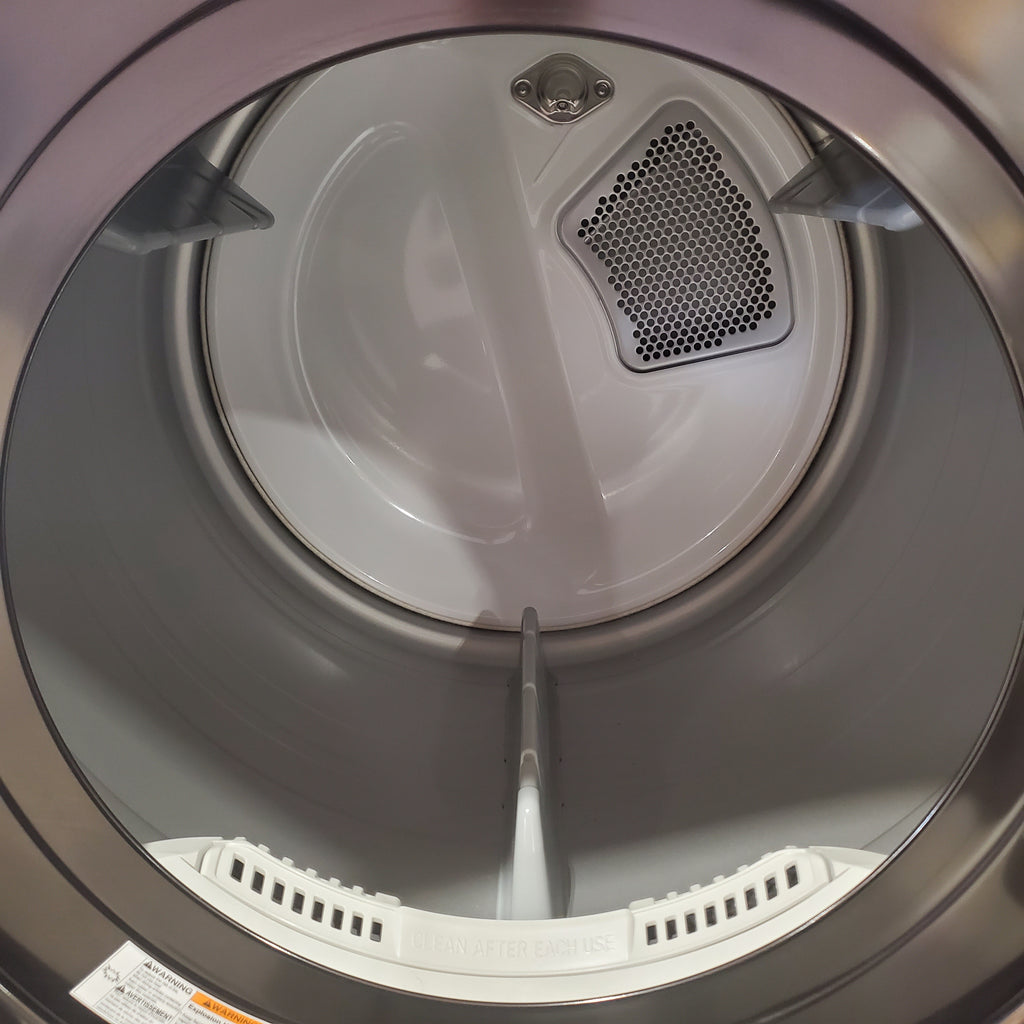 Pictures of LG TurboSteam 7.4-cu ft Stackable Vented Gas Dryer with Steam Cycle in Black Steel 31135SD242 - DLGX4201B - Scratch & Dent (Minor) - Neu Appliance Outlet - Discount Appliance Outlet in Austin, Tx
