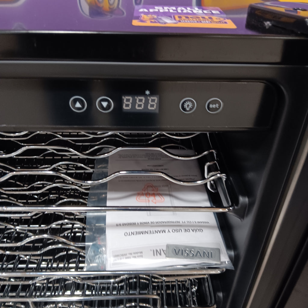 Vissani 23.4 in. 50 Bottle, 154 Can, Wine and Beverage Cooler with Stainless Steel Door 25135SD667 - HVBC58ST - Scratch & Dent (Minor)