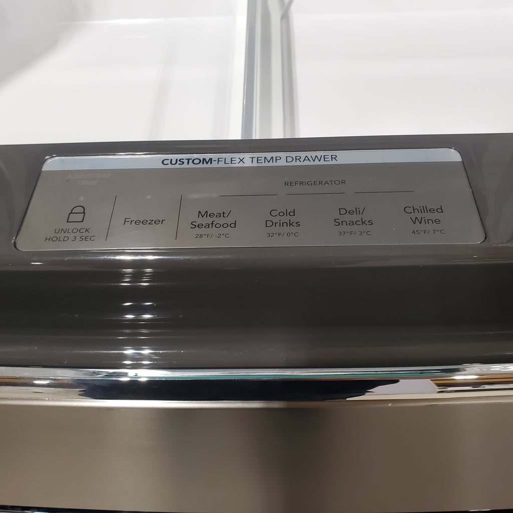 Pictures of Frigidaire Gallery 22 Cu. Ft. 4-Door Counter-depth French Door Refrigerator with Ice Maker (Fingerprint Resistant Stainless Steel) ENERGY STAR GRMC2273CF - Scratch and Dent (Major) - Neu Appliance Outlet - Discount Appliance Outlet in Austin, Tx