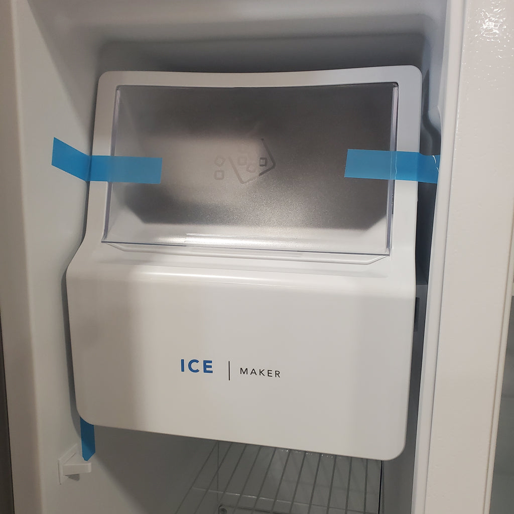 Pictures of Frigidaire 25.6-cu ft ENERGY STAR Side-by-Side Refrigerator with Ice Maker in Fingerprint Resistant Stainless Steel - 3SD472 - FRSS26L3AF - Scratch and Dent (Minor) - Neu Appliance Outlet - Discount Appliance Outlet in Austin, Tx