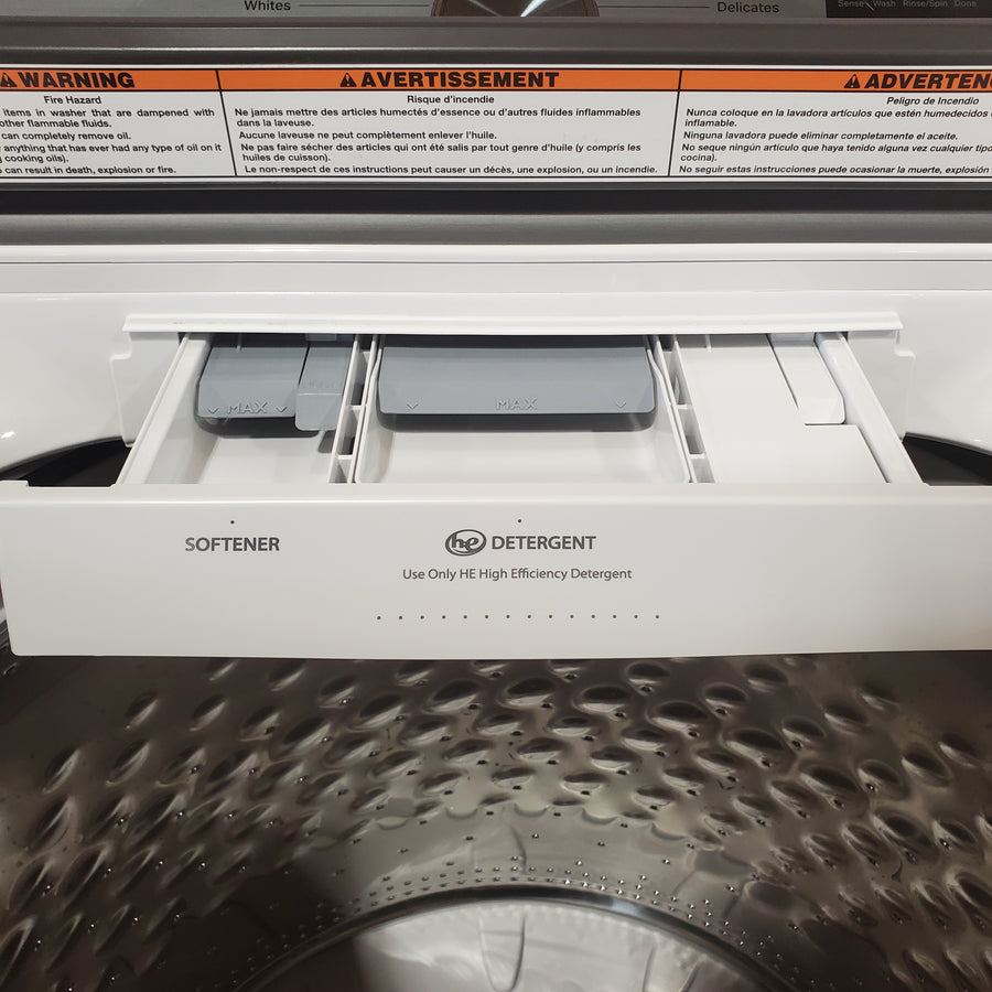 Maytag Top Load 4.8 cu ft Washer with Deep Fill and Slow-Close Glass Lid 30133SD126 - MVW6200KW - Scratch & Dent (Minor)