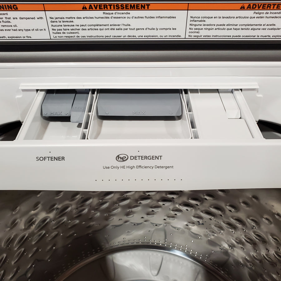 Maytag Top Load 4.8 cu ft Washer with Deep Fill and Slow-Close Glass Lid 30134SD178 - MVW6200KW - Scratch & Dent (Moderate)