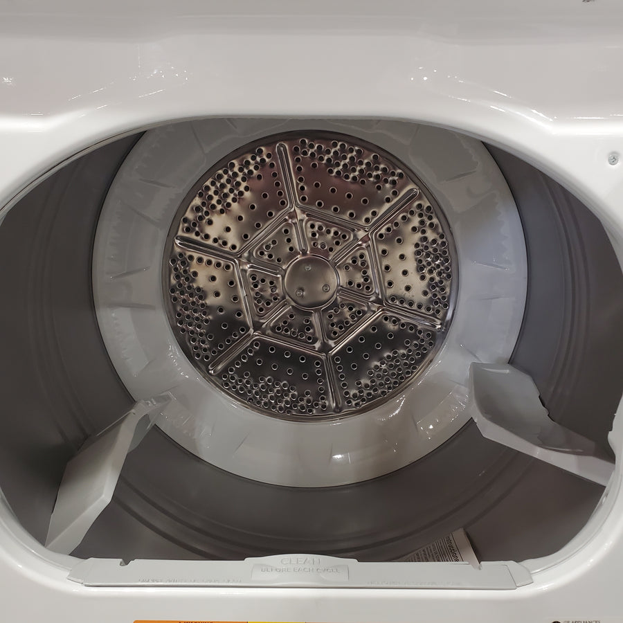 Hotpoint 6.2 cu. ft. Capacity Electric Dryer with Up To 120 ft. Venting and Shallow Depth 25139SD803 - HTX26EASWWW - Scratch & Dent (Moderate)