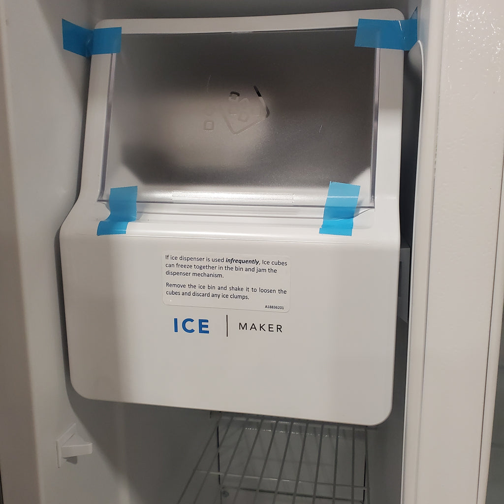 Pictures of Frigidaire 33" Wide 22.3 cu. ft. ENERGY STAR Side by Side Refrigerator Stainless Steel with Exterior Water and Ice Dispenser 20SD105 - FRSS2323AS - Scratch & Dent (Minor) - Neu Appliance Outlet - Discount Appliance Outlet in Austin, Tx