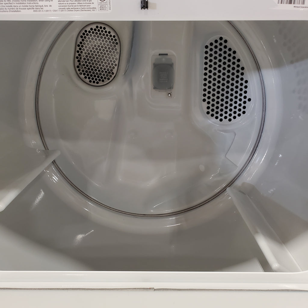 Pictures of Whirlpool 7.0 cu. ft. Top Load Gas Dryer with AutoDry™ Drying System with Wrinkle Shield™ Option 30132SD67 - WGD4950HW - Scratch & Dent (Moderate) - Neu Appliance Outlet - Discount Appliance Outlet in Austin, Tx