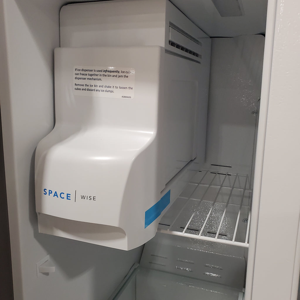 Frigidaire 22 Cu. Ft. Counter-Depth Side-by-Side Refrigerator in Stainless Steel 3SD968 - FRSC2333AS - Scratch & Dent (Moderate)