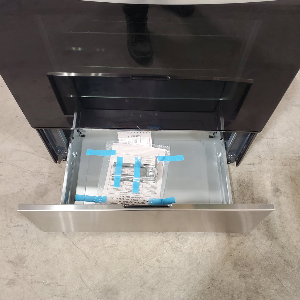 Pictures of Whirlpool Stainless Steel Electric 30 Inch Range with No Preheat Mode WFES3030RS - Open Box - Neu Appliance Outlet - Discount Appliance Outlet in Austin, Tx