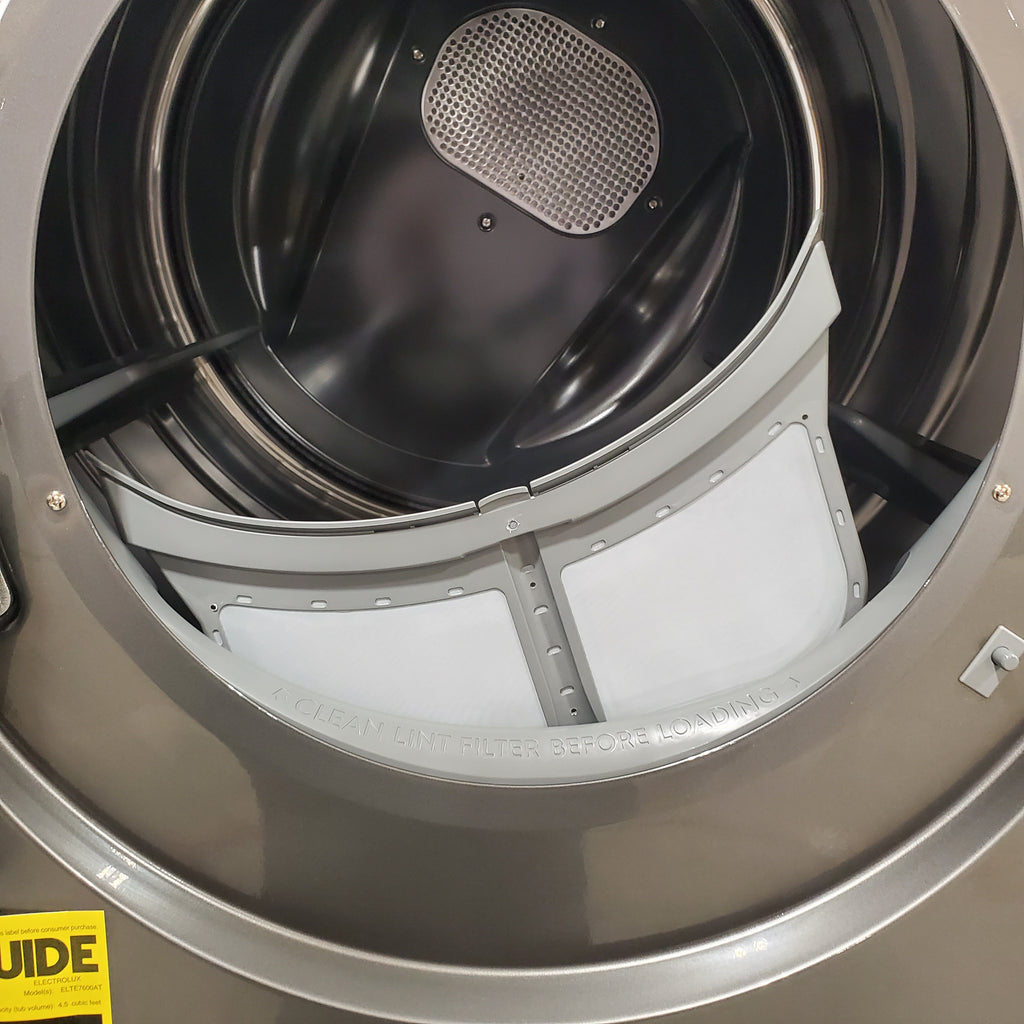 Pictures of Electrolux Titanium 600 Series Laundry Tower Single Unit 4.5 cu ft Washer & 8 cu ft Electric Dryer ELTE7600AT - Scratch & Dent (Minor) - Neu Appliance Outlet - Discount Appliance Outlet in Austin, Tx