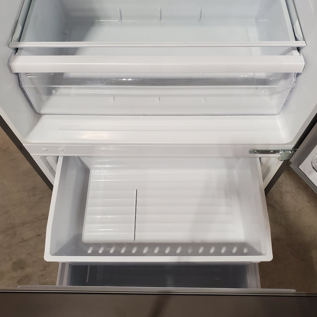 Mora 17.2 cu. ft. Counter Depth Bottom Freezer Refrigerator with LED Interior Lighting 30134SD205 - MRB172N6ASE - Scratch & Dent (Moderate)