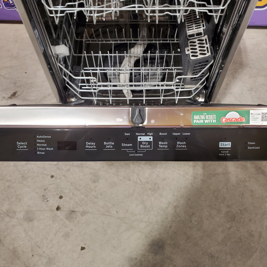 GE® Fingerprint Resistant Stainless Steel ENERGY STAR® Top Control with Stainless Steel Interior Dishwasher with Sanitize Cycle 31134SD280 - GDT670SYVFS  - Open Box