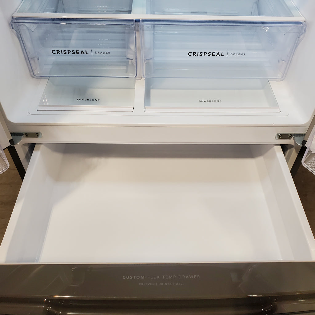 Pictures of Frigidaire Gallery 26 Cu. Ft. Standard-Depth 4-Door French Door Refrigerator in Fingerprint Resistant Stainless Steel 20534SD712 - GRMS2773AF - Scratch & Dent (Major) - Neu Appliance Outlet - Discount Appliance Outlet in Austin, Tx