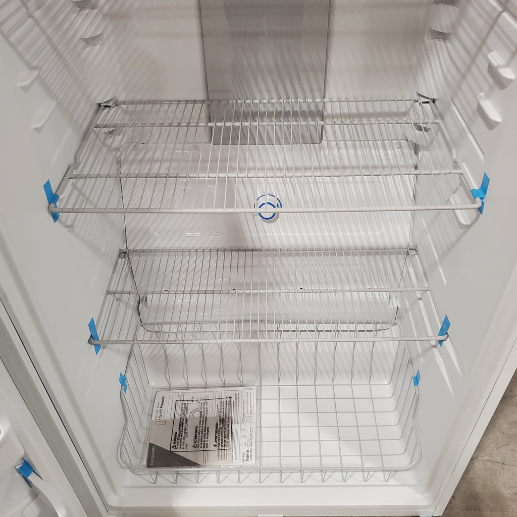 Frigidaire 20 Cu. Ft. Energy Star Garage Ready Upright Freezer in White 3SD406 - FFUE2022AW - Scratch & Dent (Minor)