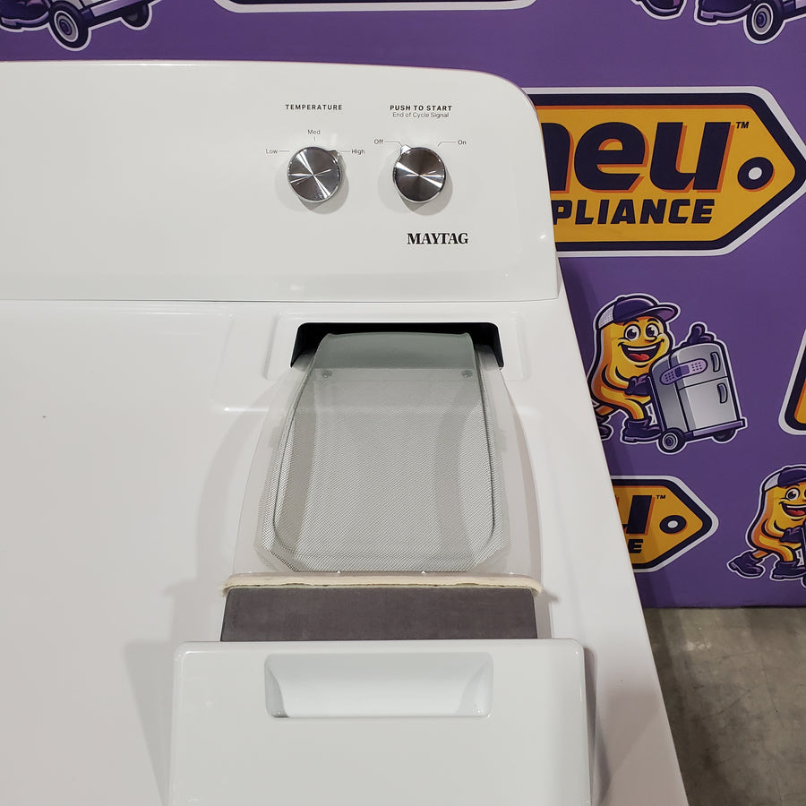 Maytag Top Load Style Electric Wrinkle Prevent 7.0 cu. ft. Dryer with Auto Dry 22137SD382 - MED4005SW - Scratch & Dent (Minor)