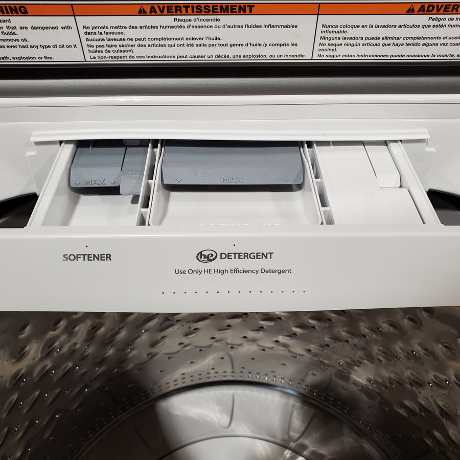 Maytag Top Load 4.8 cu ft Washer with Deep Fill and Slow-Close Glass Lid 30133SD156 - MVW6200KW - Scratch & Dent (Minor)