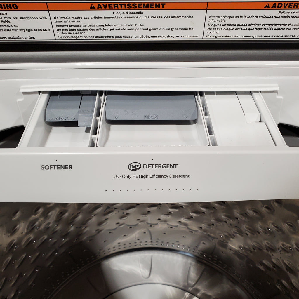 Pictures of Maytag Top Load 4.8 cu ft Washer with Deep Fill and Slow-Close Glass Lid 30133SD156 - MVW6200KW - Scratch & Dent (Minor) - Neu Appliance Outlet - Discount Appliance Outlet in Austin, Tx