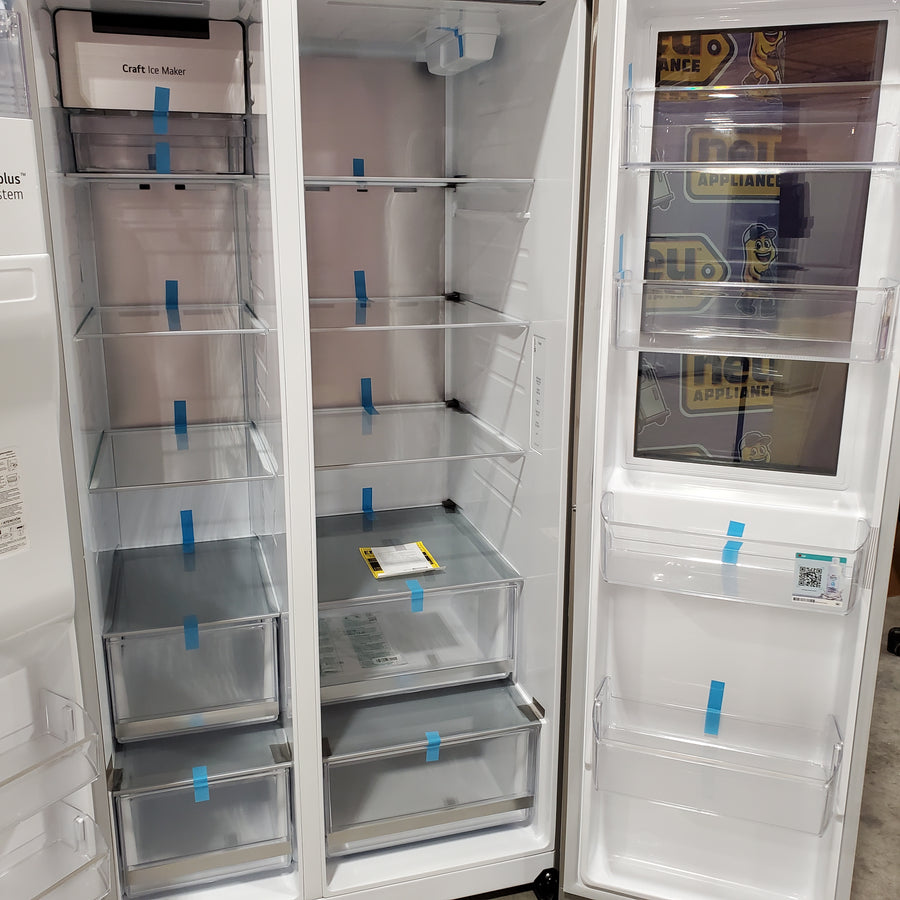 LG 27 cu. ft. Side-By-Side InstaView® Refrigerator in PrintProof Stainless Steel 22131SD111 - LRS0S2706S - Scratch & Dent (Minor)