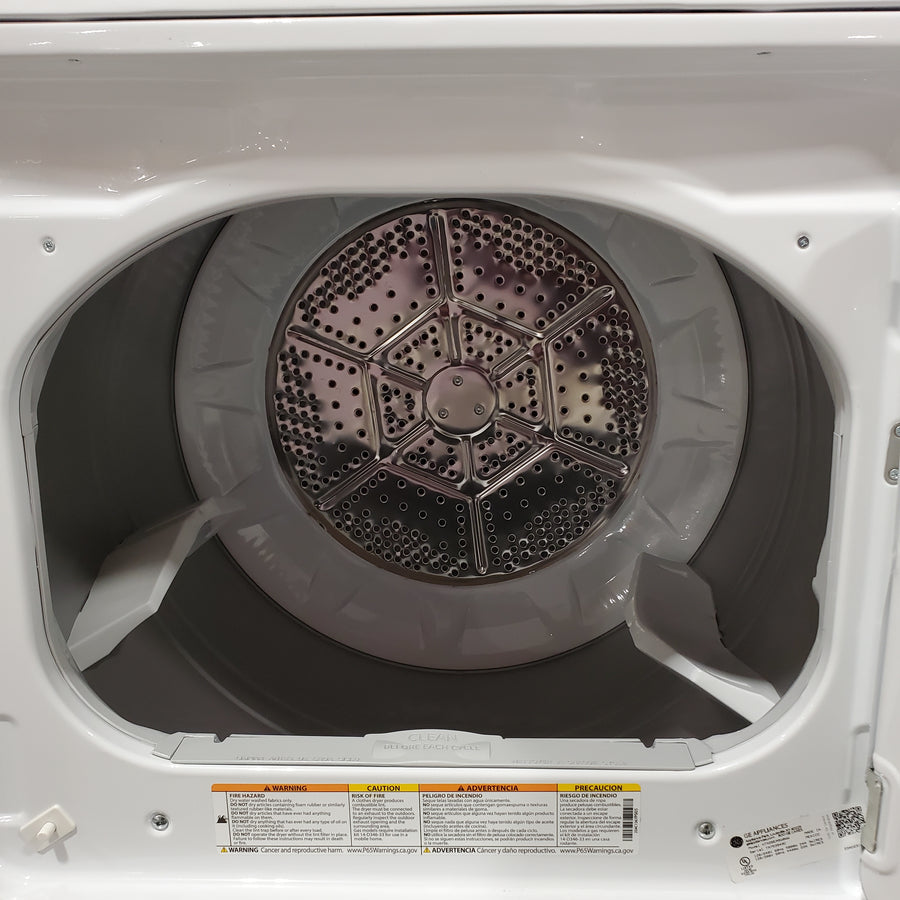 Hotpoint® 4.0 cu. ft. Capacity Washer with Cold Plus and Water Level Control HTW265ASWWW - Scratch & Dent (Major) and Hotpoint 6.2 cu. ft. Capacity Electric Dryer with Up To 120 ft. Venting and Shallow Depth 16184 - HTX26EASWWW - Scratch & Dent (Minor)