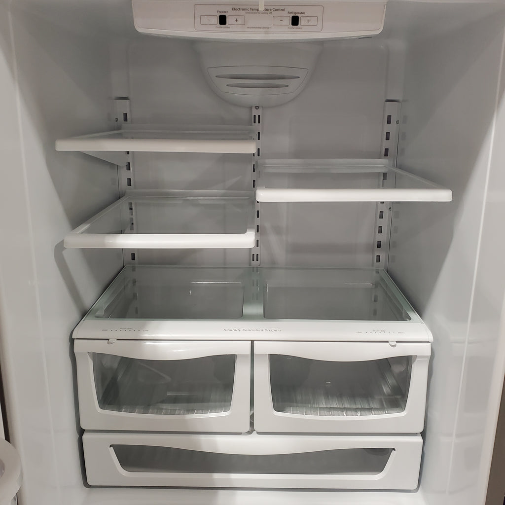 Pictures of KitchenAid 18.7 cu. ft. Bottom Freezer Refrigerator in Stainless Steel 31133SD136 - KRBL109ESS - Scratch & Dent (Moderate) - Neu Appliance Outlet - Discount Appliance Outlet in Austin, Tx