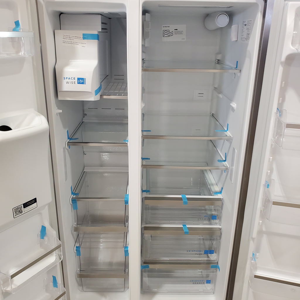 Pictures of Frigidaire Gallery Smudge Proof Stainless Steel 26 Cu. Ft. Side by Side Refrigerator with Bright LED Lighting GRSS2652AF - Scratch & Dent - (Minor) - Neu Appliance Outlet - Discount Appliance Outlet in Austin, Tx