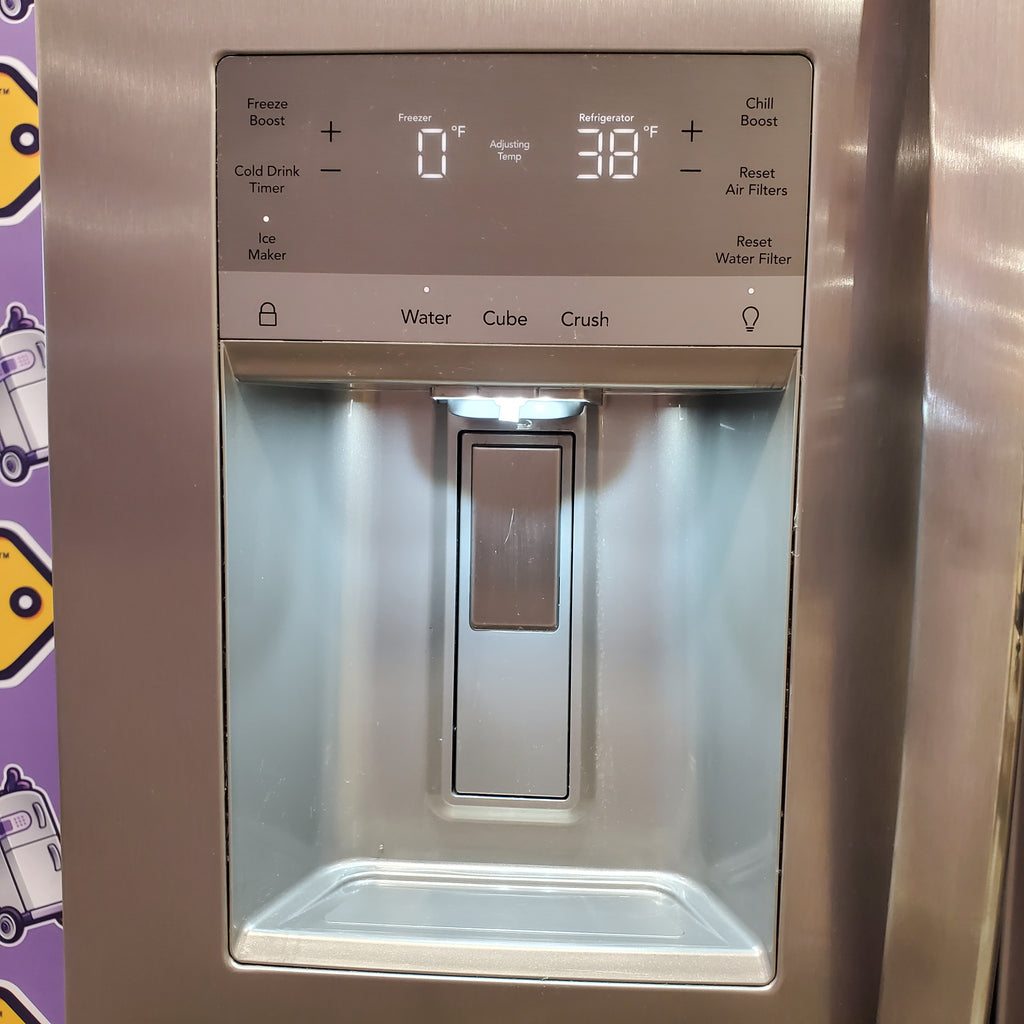 Pictures of Frigidaire Gallery Smudge Proof Stainless Steel 26 Cu. Ft. Side by Side Refrigerator with Bright LED Lighting 20132SD375 - GRSS2652AF - Scratch & Dent (Major) - Neu Appliance Outlet - Discount Appliance Outlet in Austin, Tx