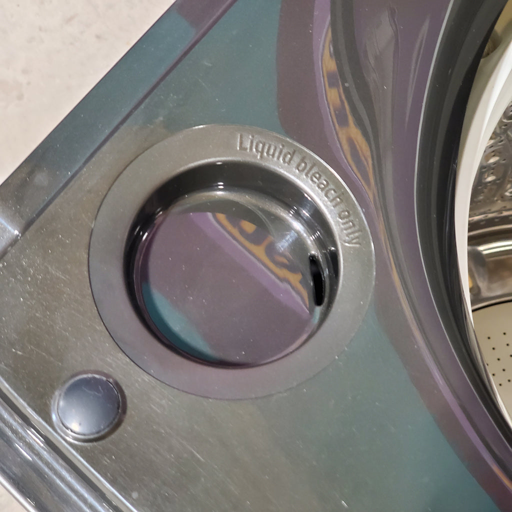 Pictures of Samsung 5.4 cu. ft. Top Load Washer with Active WaterJet in Black Stainless Steel WA54R7200AV - Certified Refurbished - Neu Appliance Outlet - Discount Appliance Outlet in Austin, Tx