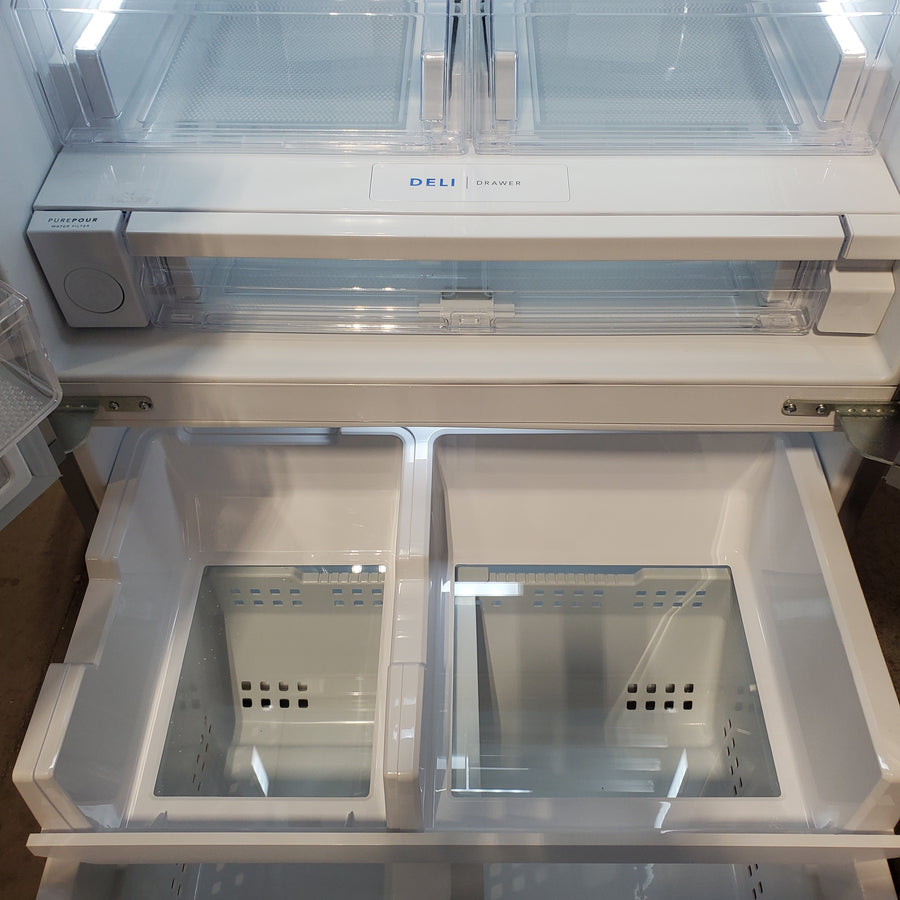 Frigidaire 28 Cu. Ft. French Door Refrigerator in Fingerprint Resistant Stainless Steel FRFS282LAF - Scratch & Dent (Moderate)