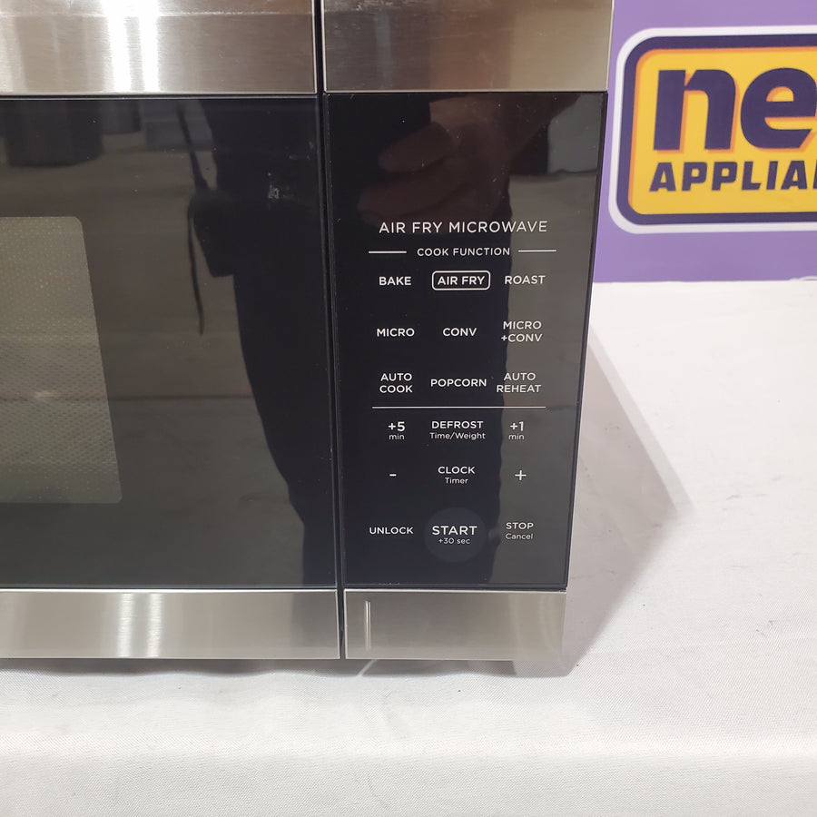Vissani 19 in. 0.9 cu. ft. 900-Watt Countertop Microwave Oven in Stainless Steel with Convection and Air Fry VSCMAF09S2A09A - Open Box