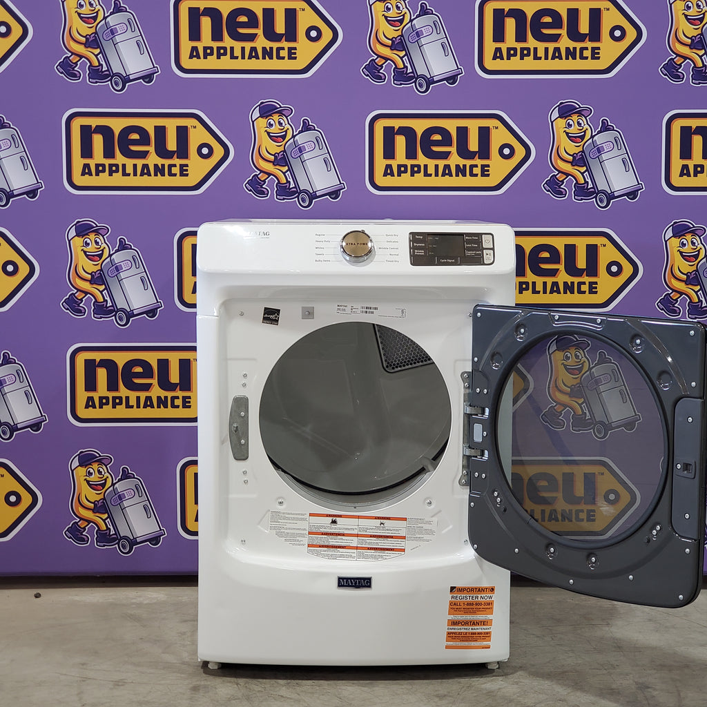 Pictures of Maytag Front Load 7.3 Cu. Ft. Electric Dryer with Extra Power and Quick Dry Cycle MED5630HW - Scratch & Dent (Minor) - Neu Appliance Outlet - Discount Appliance Outlet in Austin, Tx