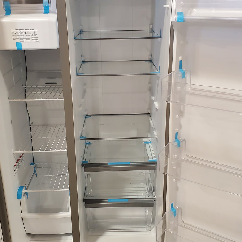 Pictures of Whirlpool 24.6 cu. ft. Side By Side Refrigerator With Ice Maker in Stainless Steel WRS315SDHM - Scratch & Dent (Minor) - Neu Appliance Outlet - Discount Appliance Outlet in Austin, Tx