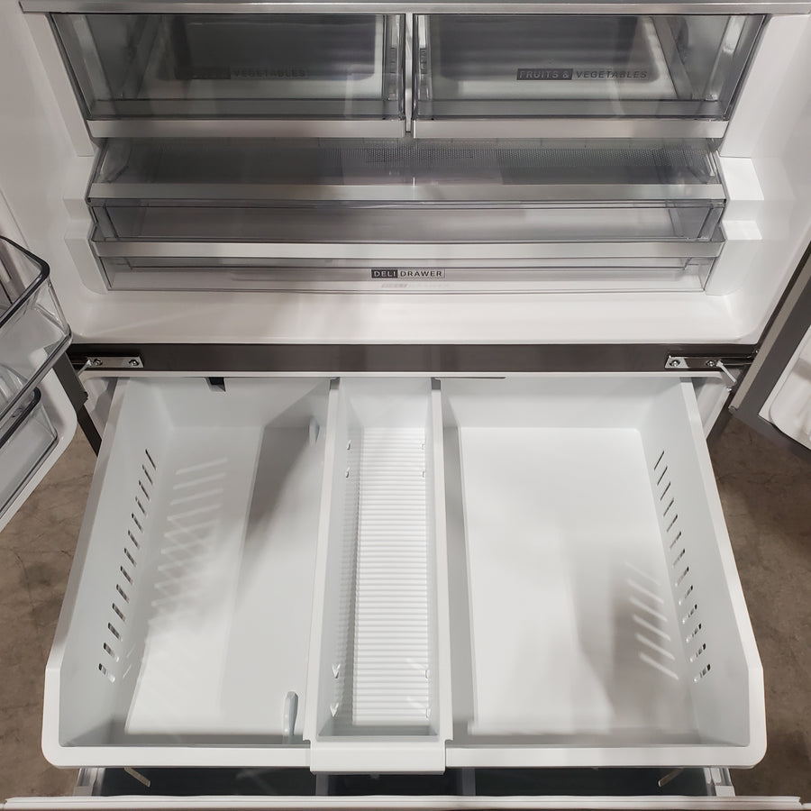 Whirlpool French Door Refrigerator in Fingerprint Resistant Stainless Finish with In-Door Water and Ice Maker - 30 cu. ft. 22132SD136 - WRFF3536SZ - Scratch & Dent (Moderate)