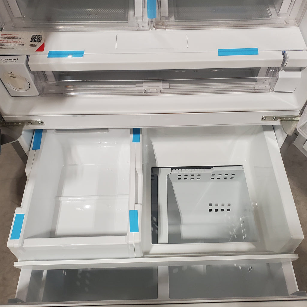 Frigidaire 29 Cu. Ft. Standard-Depth French Door Refrigerator in Stainless Steel 20SD007 - FRFN2813AF - Scratch & Dent (Minor)